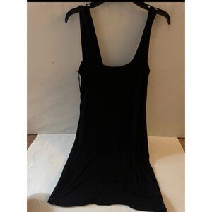Michael Lauren Black Long Tank Top / Mini Dress Size XS New with Tags